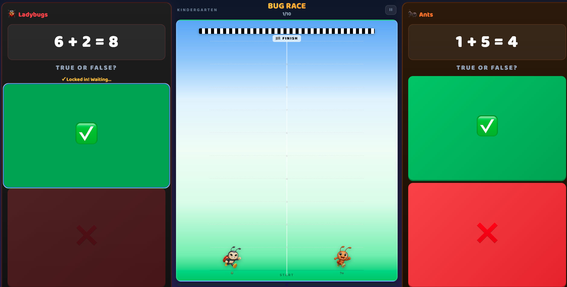 Math Bug Game MathBug — Bug Tug of War: Free Math Game for Classrooms